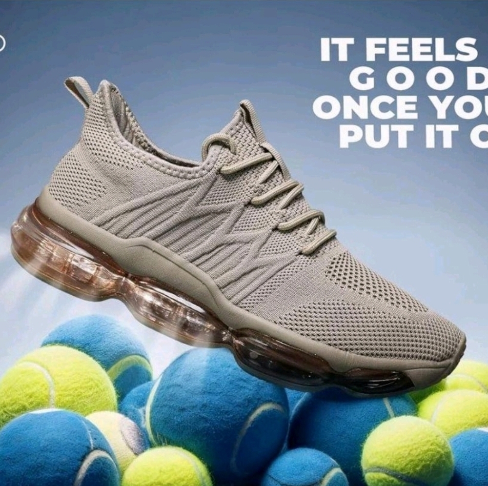 Men's Tan Athletic Shoes